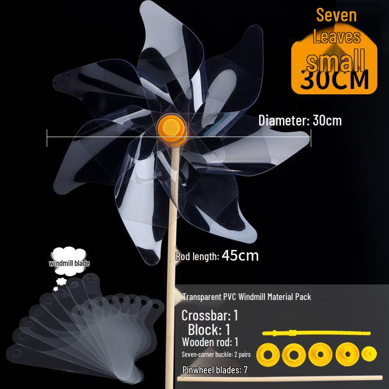 Transparent PVC Pinwheel DIY Kit M
Transparent PVC Pinwheel DIY Kit M