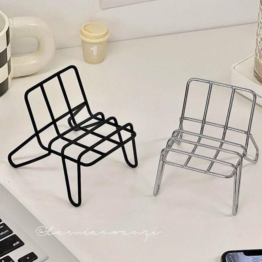 Chair Shape Mobile Phone Holder Mental hone Holder Stand Desktop Phone Chair Stand Car style B
Chair Shape Mobile Phone Holder Mental hone Holder Stand Desktop Phone Chair Stand Car style B