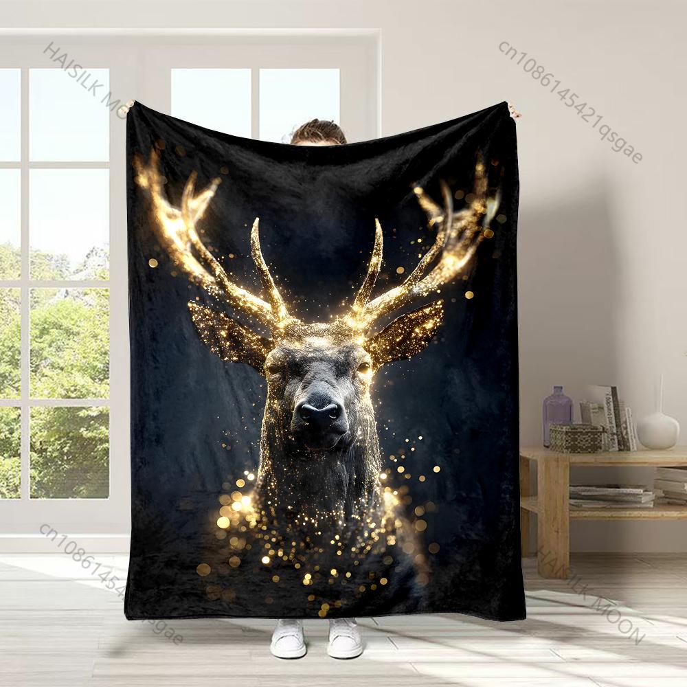 Deer surrounded by golden light Print Adult Children Warm Blankets Home Travel Car Soft Comfortable Suitable for all seasons 75x100cm
Deer surrounded by golden light Print Adult Children Warm Blankets Home Travel Car Soft Comfortable Suitable for all seasons 75x100cm