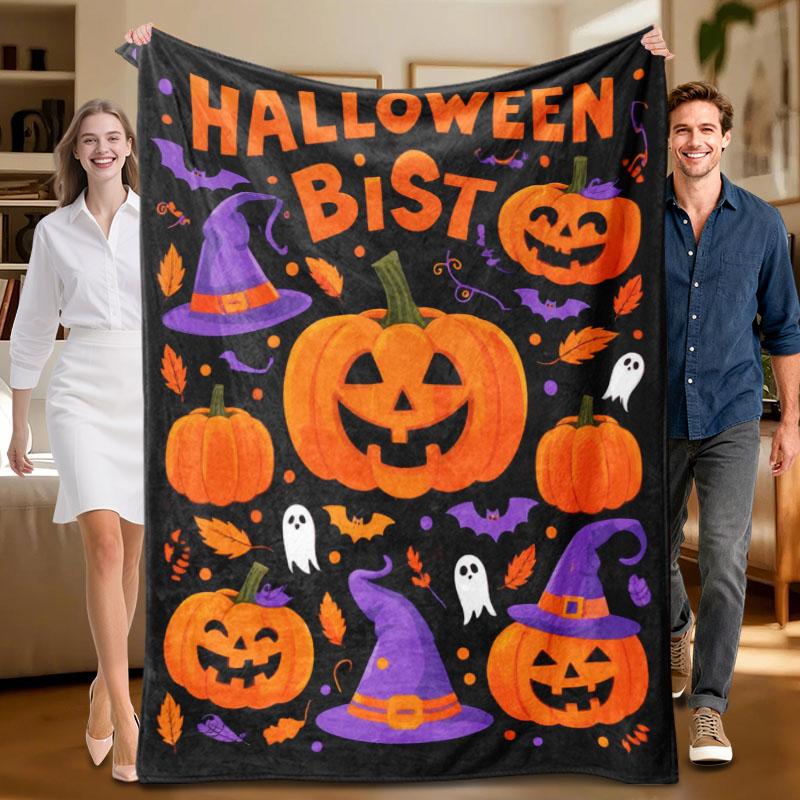 1 piece Halloween-themed orange and purple flannel blanket, soft, suitable for sofa, bed, office, all-season use. 70x100cm
1 piece Halloween-themed orange and purple flannel blanket, soft, suitable for sofa, bed, office, all-season use. 70x100cm