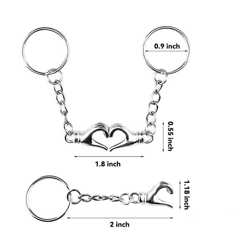 Vintage Simple Silver Magnetic Pair Keychain Secure Couples Pendant Anniversary Keepsake Jewelry Gift
Vintage Simple Silver Magnetic Pair Keychain Secure Couples Pendant Anniversary Keepsake Jewelry Gift