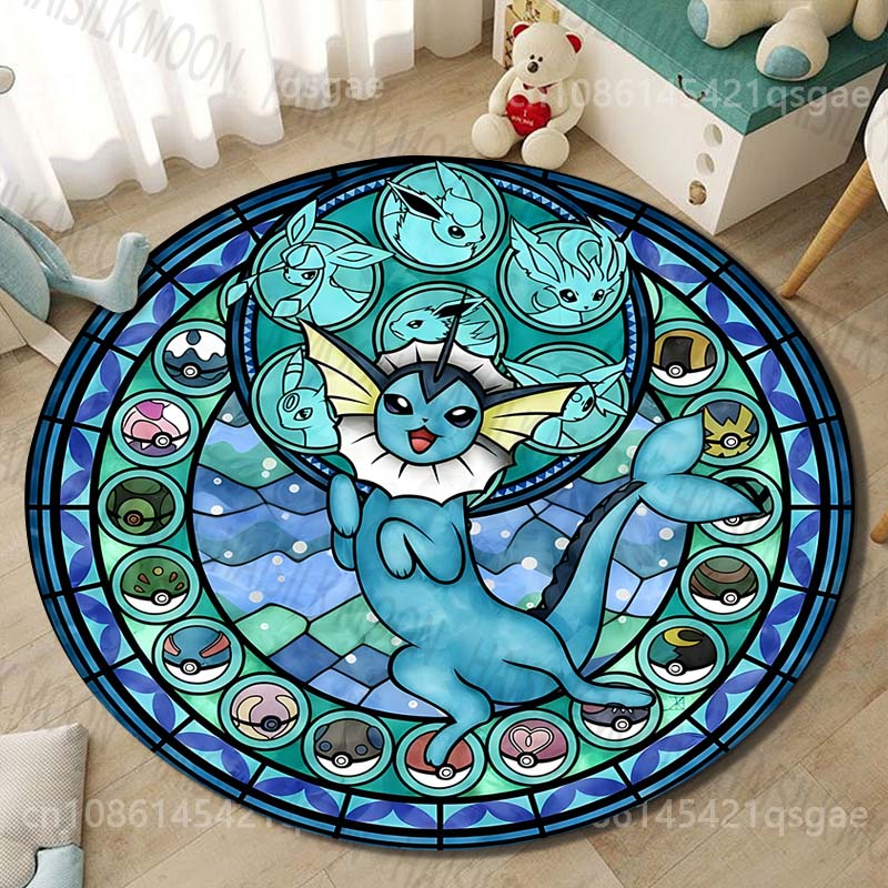 Multiple Styles Pokemon Glass Art Print Round Rugs for Living Room Bedroom Floor Mats Kids Room Household Carpet Home Decor 60cm
Multiple Styles Pokemon Glass Art Print Round Rugs for Living Room Bedroom Floor Mats Kids Room Household Carpet Home Decor 60cm