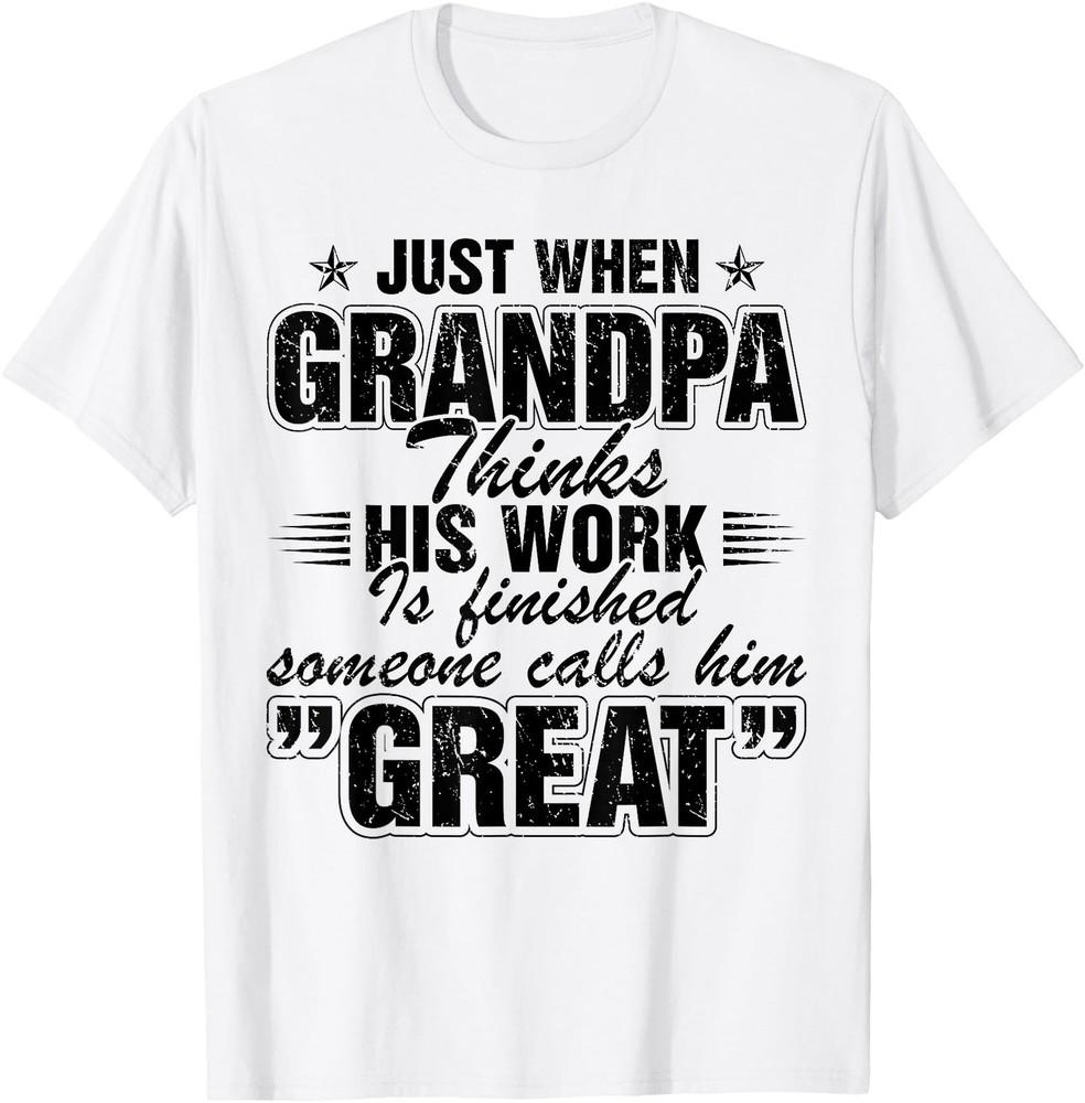 Great Grandpa Saying Funny New Great Grandkid Grandfather T-Shirt 4XL
Great Grandpa Saying Funny New Great Grandkid Grandfather T-Shirt 4XL