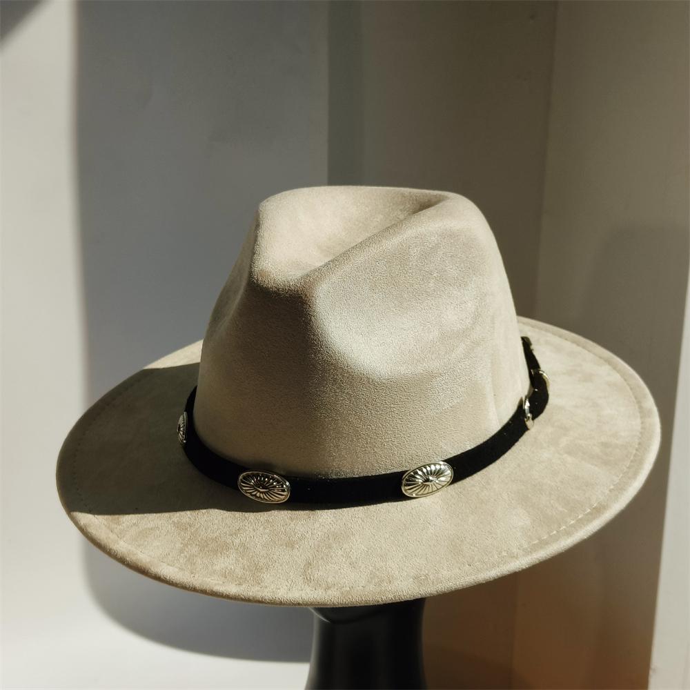 simple suede fedora hat for men Fedoras with handmade band panama hat cap unisex church hat Fascinator Felt Panama Cap M 56-58CM
simple suede fedora hat for men Fedoras with handmade band panama hat cap unisex church hat Fascinator Felt Panama Cap M 56-58CM