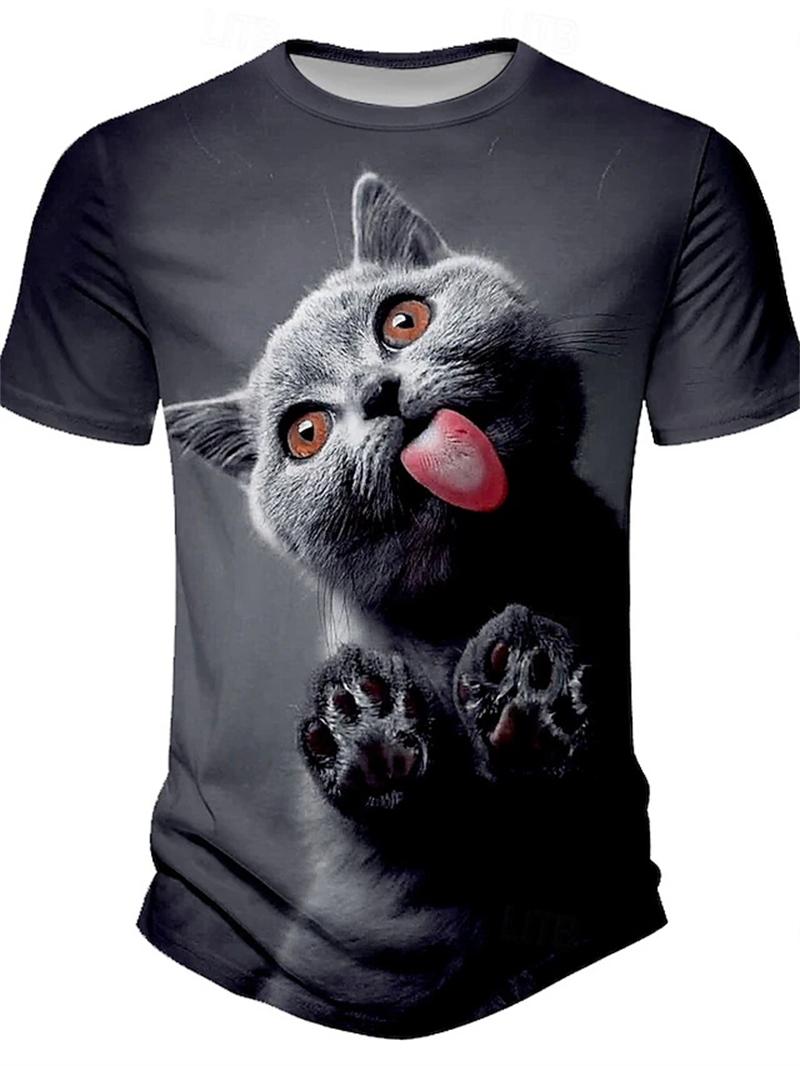 Fashionable and Funny Tiger Cat 3D Printed T-shirts Fun Animal Casual and Comfortable O-neck Tops Men s Summer Street Fashion Short Sleeved Clothing XL
Fashionable and Funny Tiger Cat 3D Printed T-shirts Fun Animal Casual and Comfortable O-neck Tops Men s Summer Street Fashion Short Sleeved Clothing XL