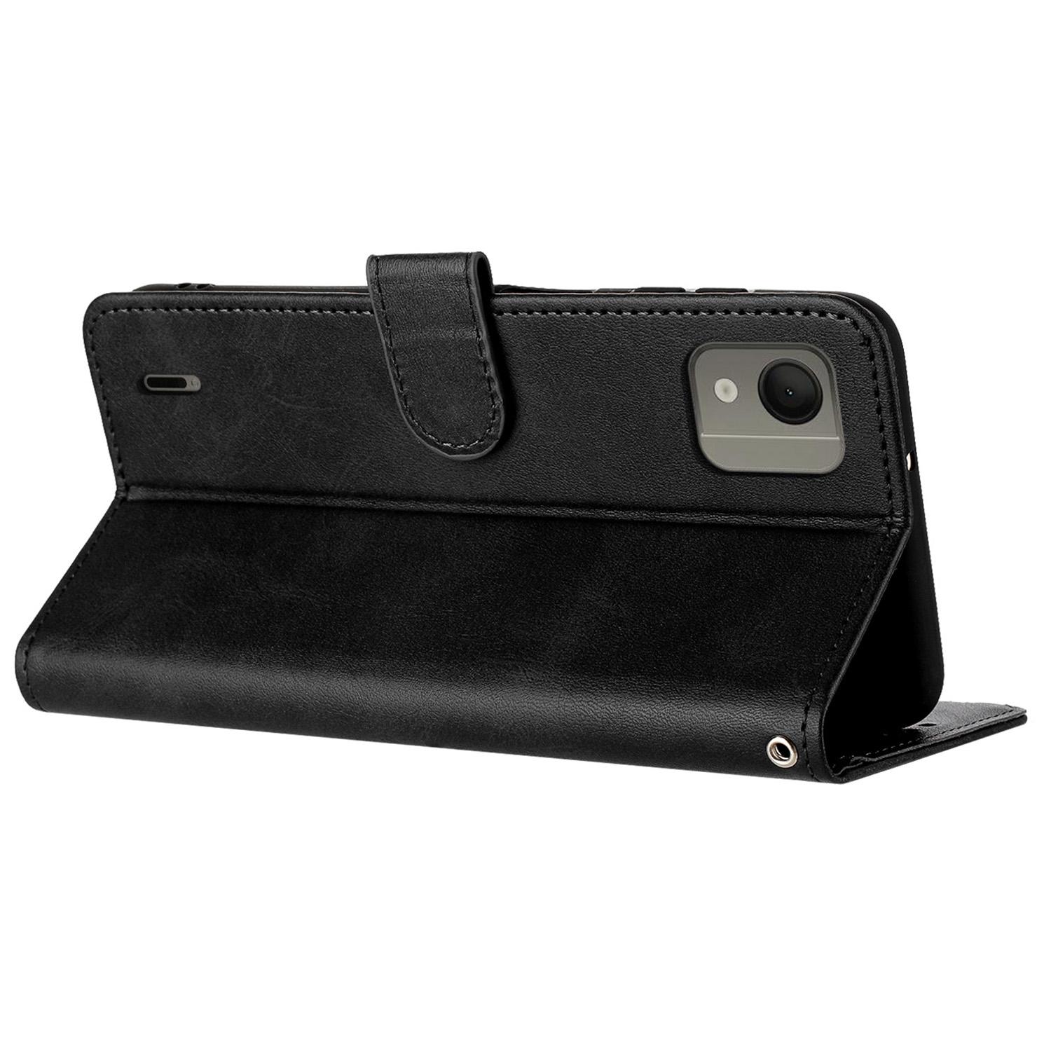 For Nokia C110 Case Leather Drop Protection Wallet Stand Cover with Strap Black
For Nokia C110 Case Leather Drop Protection Wallet Stand Cover with Strap Black