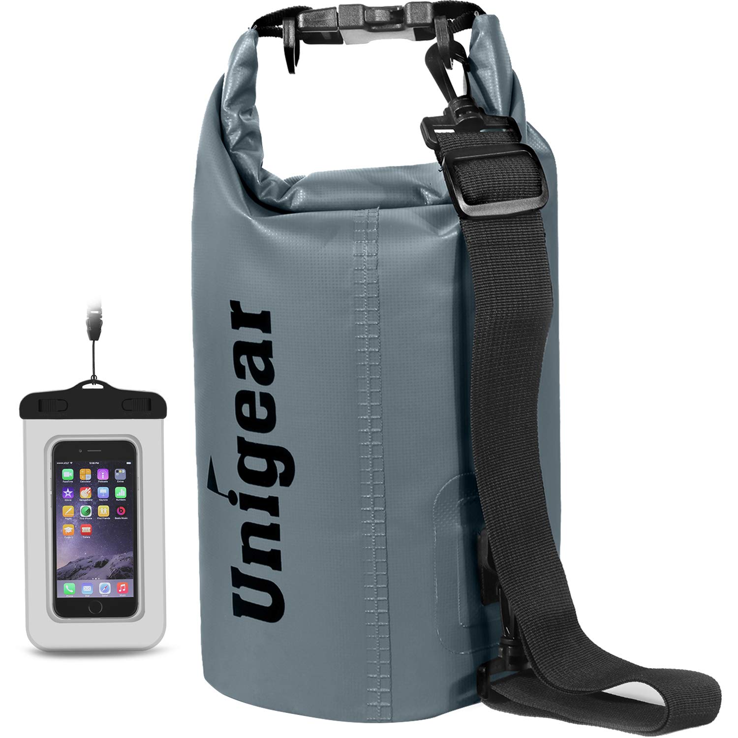 Unigear Водонепроницаемый мешок Dry Bag с водонепроницаемым чехлом, тип барабана, новый материал, водонепроницаемый, пыленепроницаемый, 9 цветов, 6 размеров 2 л 5 л 10 л 20 л 30 л 40 л (Серый, 40 л.)
Unigear Водонепроницаемый мешок Dry Bag с водонепроницаемым чехлом, тип барабана, новый материал, водонепроницаемый, пыленепроницаемый, 9 цветов, 6 размеров 2 л 5 л 10 л 20 л 30 л 40 л (Серый, 40 л.)