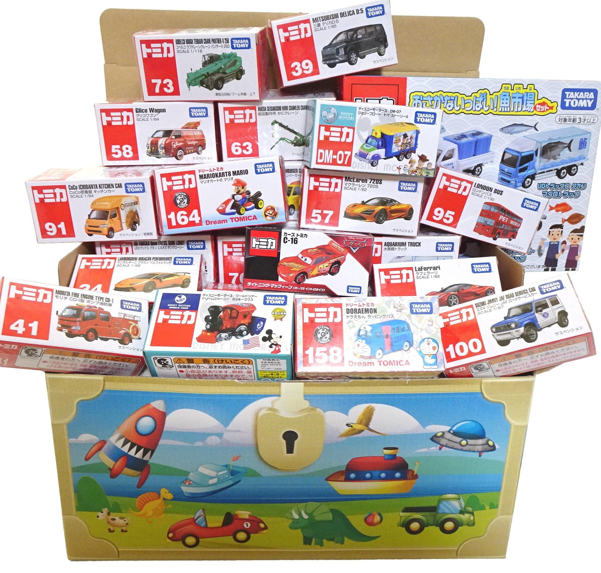 Набор «Томика Ассортимент» Dream Tomica Disney Motors Cars Подарочный набор Популярный набор Приз Подарок на день рождения Оригинальное сокровище 25 предметов (Коробка Пикихемо)
Набор «Томика Ассортимент» Dream Tomica Disney Motors Cars Подарочный набор Популярный набор Приз Подарок на день рождения Оригинальное сокровище 25 предметов (Коробка Пикихемо)