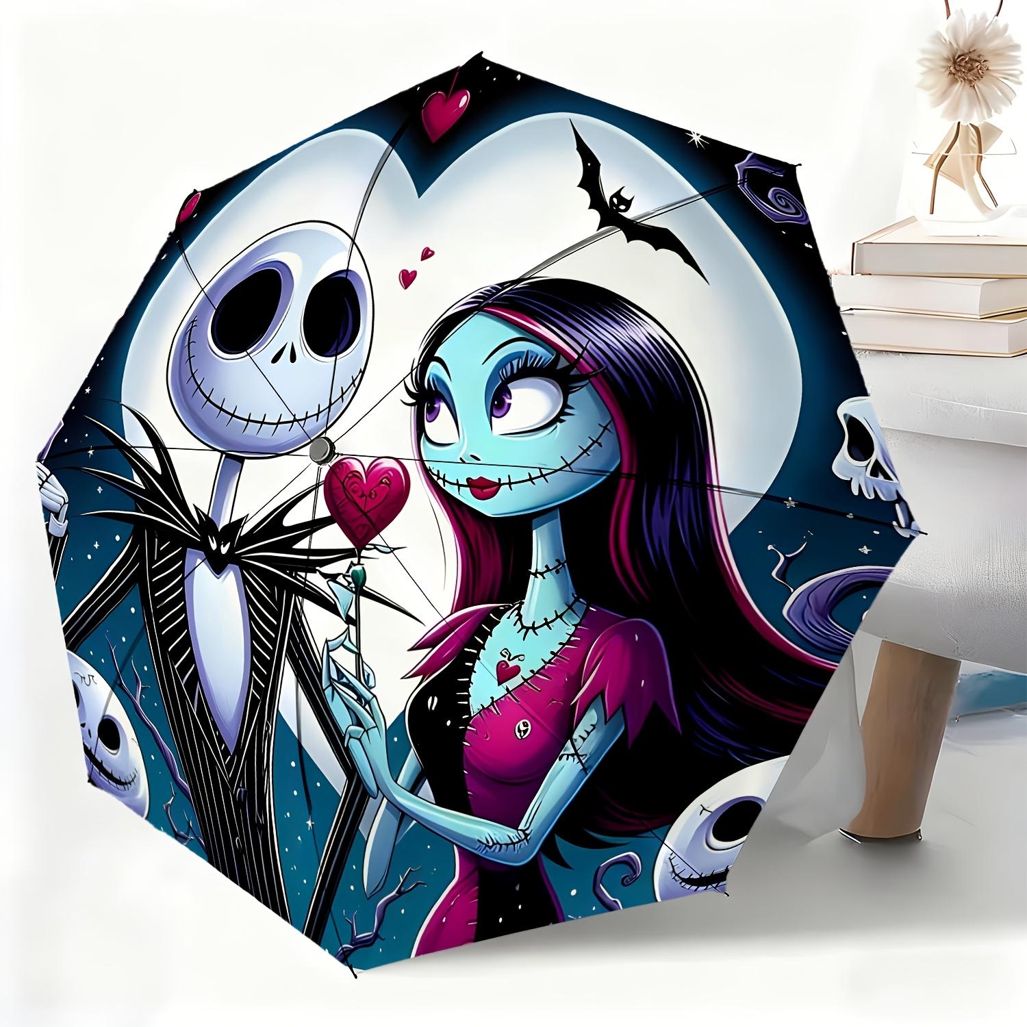 1pc Umbrella Jack And Sally Cartoon Fully Automatic Umbrella, Suitable for All Occasions As a Sun And Rain Umbrella, Portable (as the picture,Iron&8K)
1pc Umbrella Jack And Sally Cartoon Fully Automatic Umbrella, Suitable for All Occasions As a Sun And Rain Umbrella, Portable (as the picture,Iron&8K)