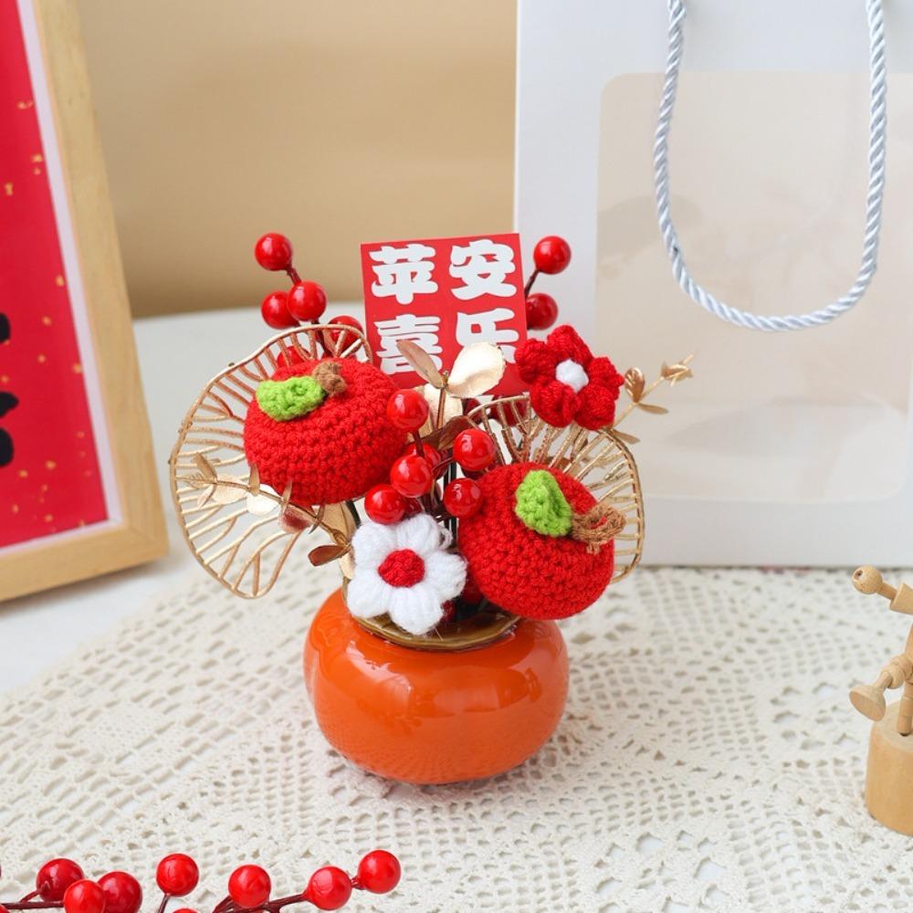 Knitted Flower Feng Shui Bonsai Chinese New Year Decoration Luck Wealth Potted Home D
Knitted Flower Feng Shui Bonsai Chinese New Year Decoration Luck Wealth Potted Home D