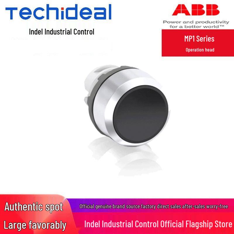 ABB MP1 Series Button Operating Head: Models MP1-30B, MP1-30G, MP1-30L, MP1-30R, MP1-30W MP1-30G
ABB MP1 Series Button Operating Head: Models MP1-30B, MP1-30G, MP1-30L, MP1-30R, MP1-30W MP1-30G