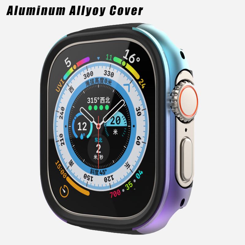 Титановий кольоровий чохол для Apple Watch Ultra2 49 мм, матовий водонепроникний протектор із цинкового сплаву, алюмінієвий корпус IWatch Series Ultra 2 49 For Ultra 49mm срібний
Титановий кольоровий чохол для Apple Watch Ultra2 49 мм, матовий водонепроникний протектор із цинкового сплаву, алюмінієвий корпус IWatch Series Ultra 2 49 For Ultra 49mm срібний