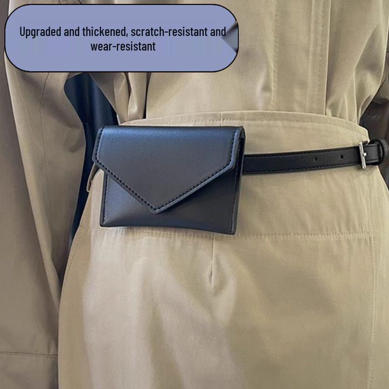 Женская мини-поясная сумка в корейском стиле 2025 - Милый и универсальный поясной ремень с карманом для монет и ключей чёрный
Женская мини-поясная сумка в корейском стиле 2025 - Милый и универсальный поясной ремень с карманом для монет и ключей чёрный