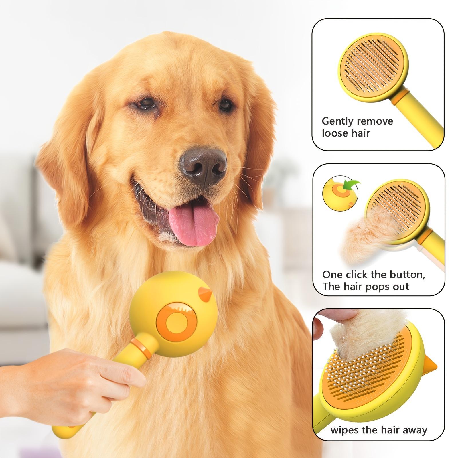 ProGroom Chick Pet Hair Brush Comb - Effortlessly Self-Cleaning, Gently Detangling, and Effectively Removing Loose Hair S
ProGroom Chick Pet Hair Brush Comb - Effortlessly Self-Cleaning, Gently Detangling, and Effectively Removing Loose Hair S