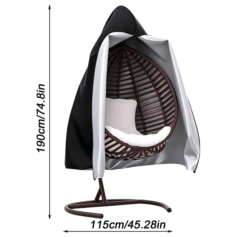 Outdoor Hammock Chair Cover, Zipper Drawstring Suspension Chair Protective Cover Waterproof Dustproof Furniture Protection
Outdoor Hammock Chair Cover, Zipper Drawstring Suspension Chair Protective Cover Waterproof Dustproof Furniture Protection