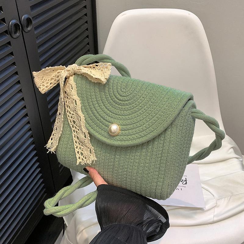 Новая летняя повседневная плетеная сумка ручной работы из хлопковой веревки, модная женская сумка-конверт, трендовая сумка через плечо No silk scarf
Новая летняя повседневная плетеная сумка ручной работы из хлопковой веревки, модная женская сумка-конверт, трендовая сумка через плечо No silk scarf