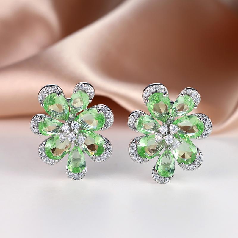 Модные серьги-гвоздики Apple Green, женские серебряные серьги с цветами, необычные ювелирные изделия для специальной вечеринки
Модные серьги-гвоздики Apple Green, женские серебряные серьги с цветами, необычные ювелирные изделия для специальной вечеринки