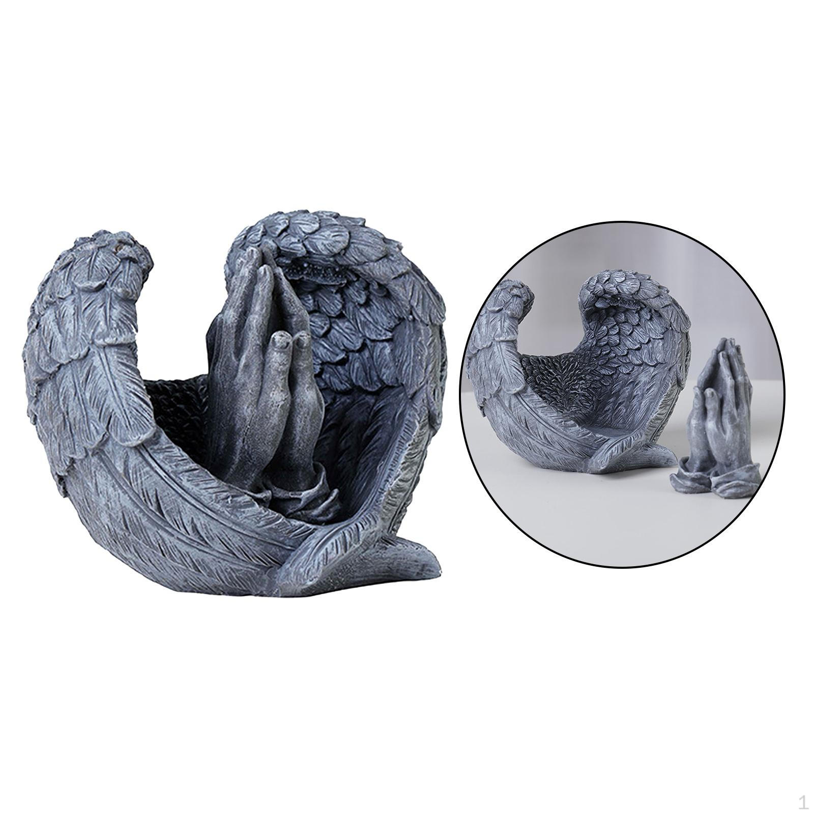 Inch Angel with Pray D Sculpture Office Desk Decor gray
Inch Angel with Pray D Sculpture Office Desk Decor gray
