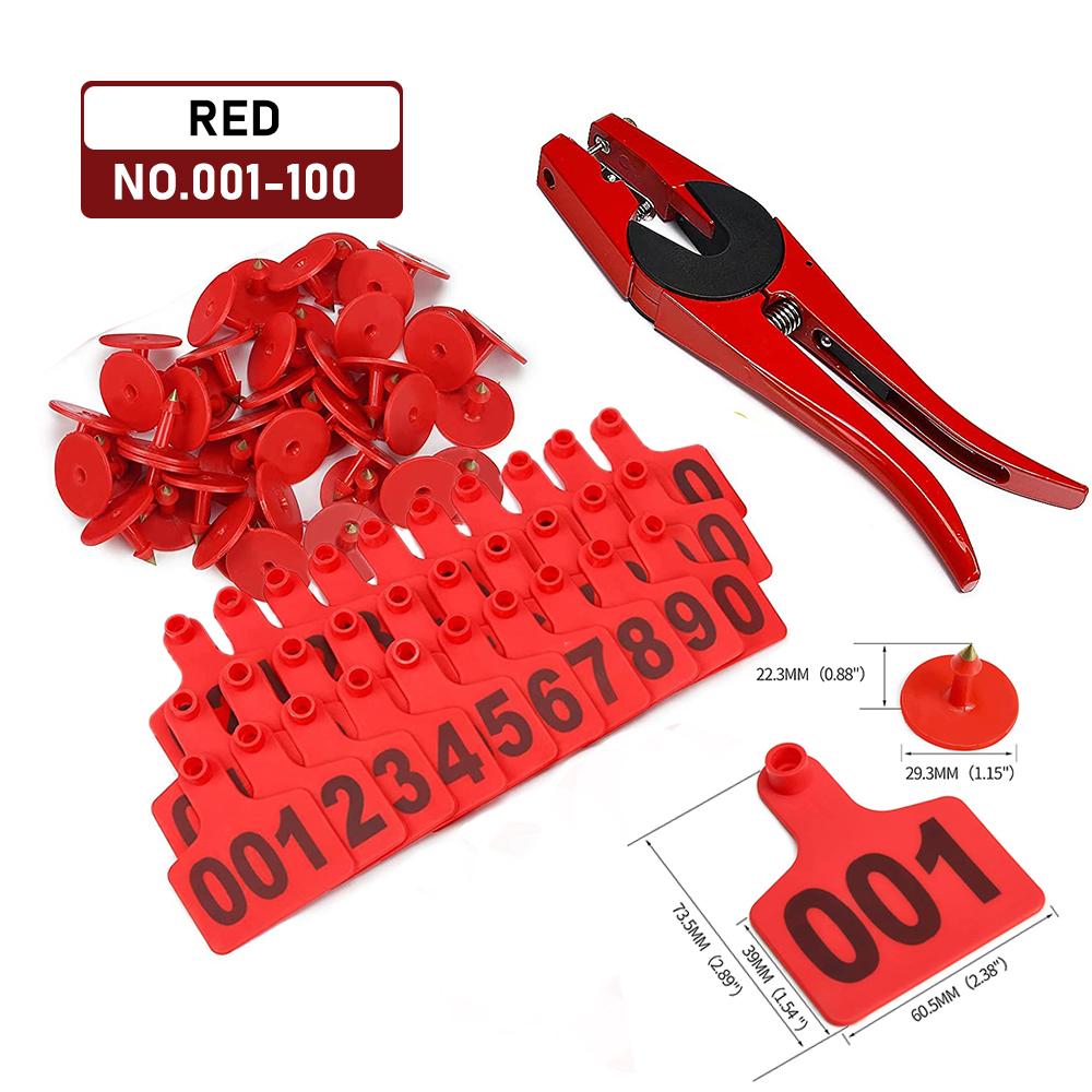 1-100 ушные бирки для крупного рогатого скота, маркер для крупного рогатого скота, аппликатор для идентификации животных, ушные бирки для овец, телят, коров, щипцы для ушных бирок Red with Plier
1-100 ушные бирки для крупного рогатого скота, маркер для крупного рогатого скота, аппликатор для идентификации животных, ушные бирки для овец, телят, коров, щипцы для ушных бирок Red with Plier