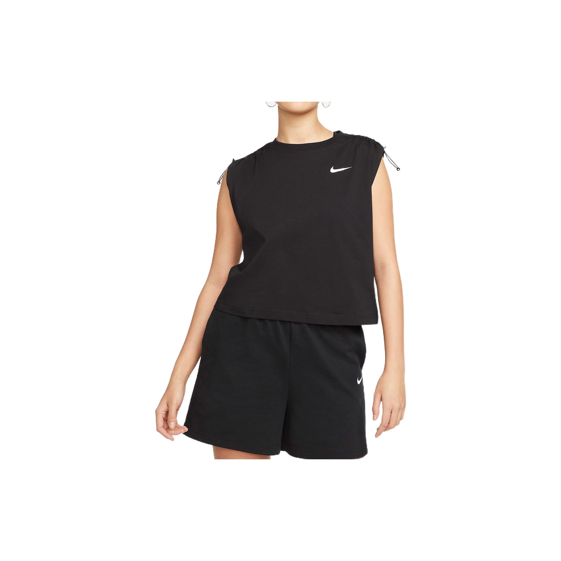 Nike Dri-Fit Logo Print Solid Color Round Neck Sleeveless Tank Top Women Tops Black DM6235-010 XS
Nike Dri-Fit Logo Print Solid Color Round Neck Sleeveless Tank Top Women Tops Black DM6235-010 XS