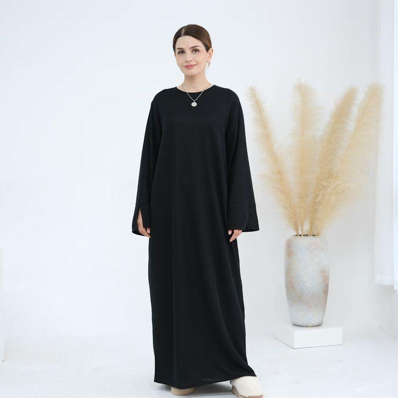 New Arrival Middle East Dubai Autumn and Winter Solid Color Knitted Loose Dress Sweater Knited Sweater Dress Black M/L
New Arrival Middle East Dubai Autumn and Winter Solid Color Knitted Loose Dress Sweater Knited Sweater Dress Black M/L