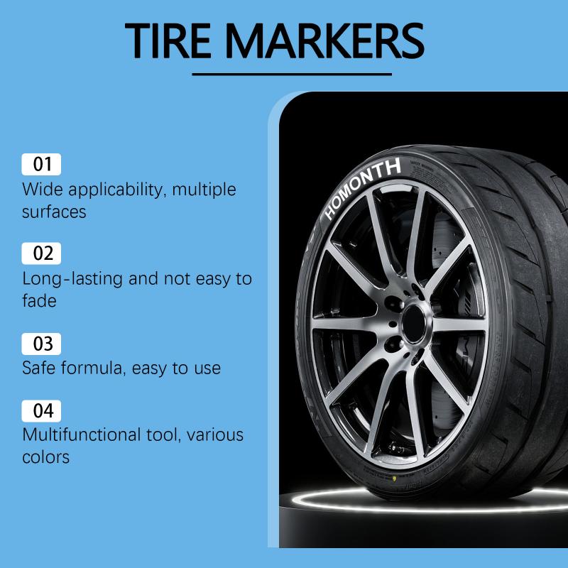 White Tire Paint Pen Car Tire Paint Marker Non-Fading Paint Creative Diy Oil-Based Pen Waterproof Tire Pen one size
White Tire Paint Pen Car Tire Paint Marker Non-Fading Paint Creative Diy Oil-Based Pen Waterproof Tire Pen one size