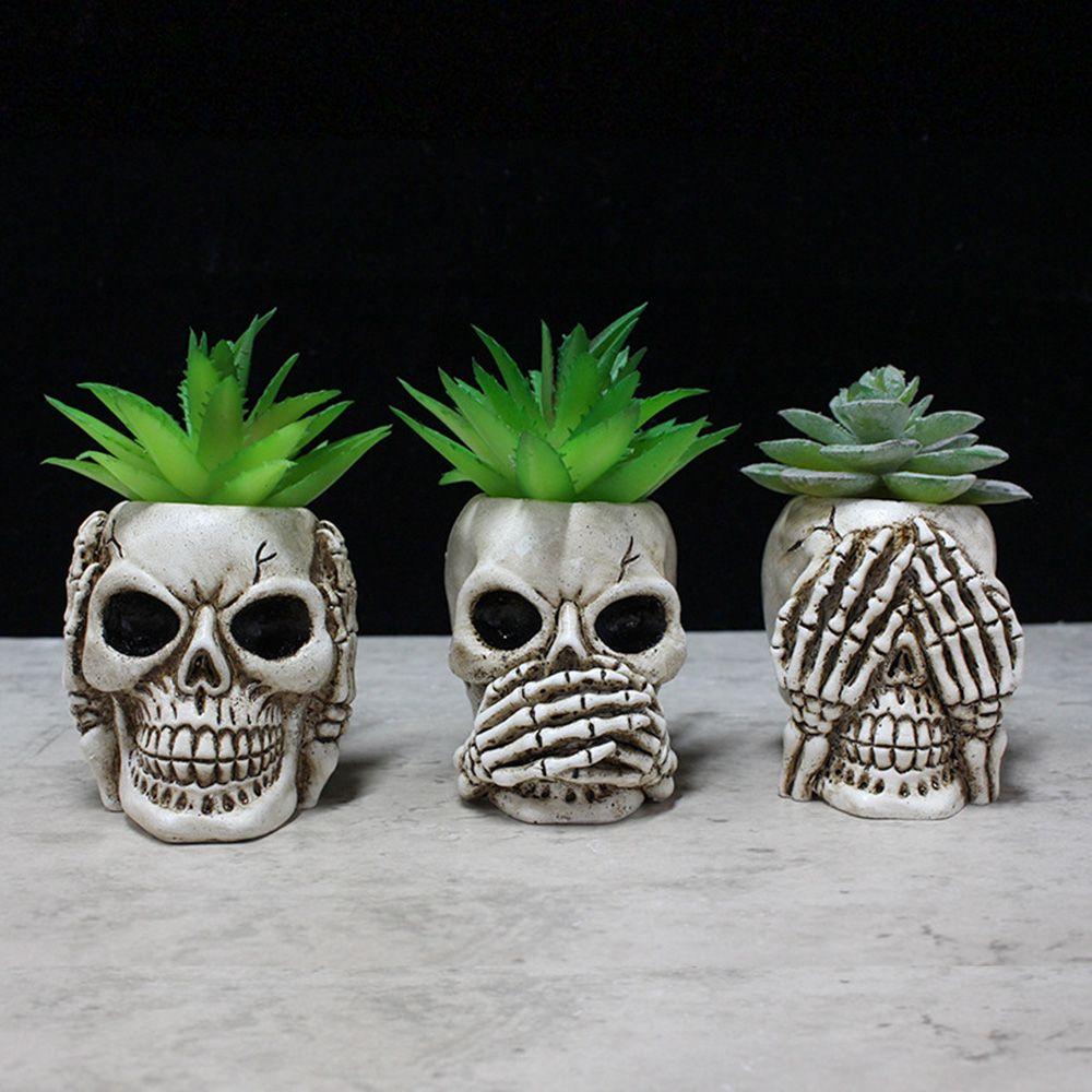 Statue Plant Container Ghost Head Flower Pot Plant Pot Tabletop Ornaments Halloween Decoration
Statue Plant Container Ghost Head Flower Pot Plant Pot Tabletop Ornaments Halloween Decoration