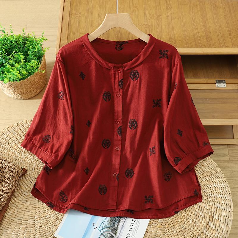 DIMANAF 2026 Plus Size Women Blouse Shirts Tunic Summer Oversize Loose Casual Cotton Linen Lady Tops Embroidery Floral XL червоний
DIMANAF 2026 Plus Size Women Blouse Shirts Tunic Summer Oversize Loose Casual Cotton Linen Lady Tops Embroidery Floral XL червоний