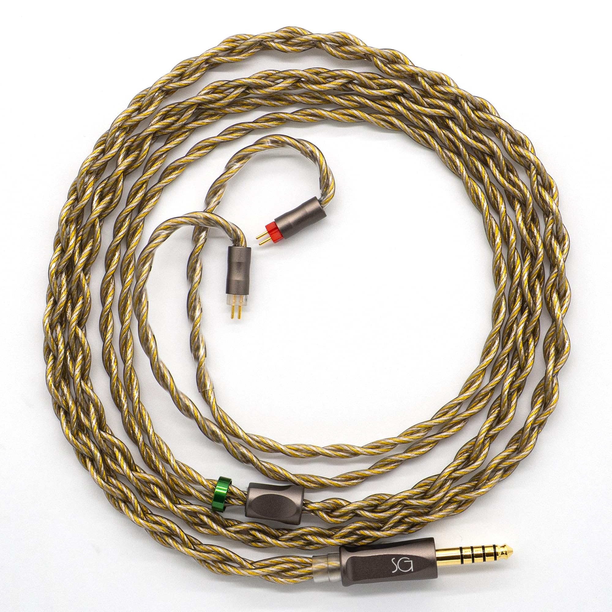 SoundsGood Ehecatl Handmade Gold Plated Silver Plated High Purity Single Crystal Copper OCC Hybrid Mixed Wire Earphone Upgrade Cable Replacement Cable
SoundsGood Ehecatl Handmade Gold Plated Silver Plated High Purity Single Crystal Copper OCC Hybrid Mixed Wire Earphone Upgrade Cable Replacement Cable