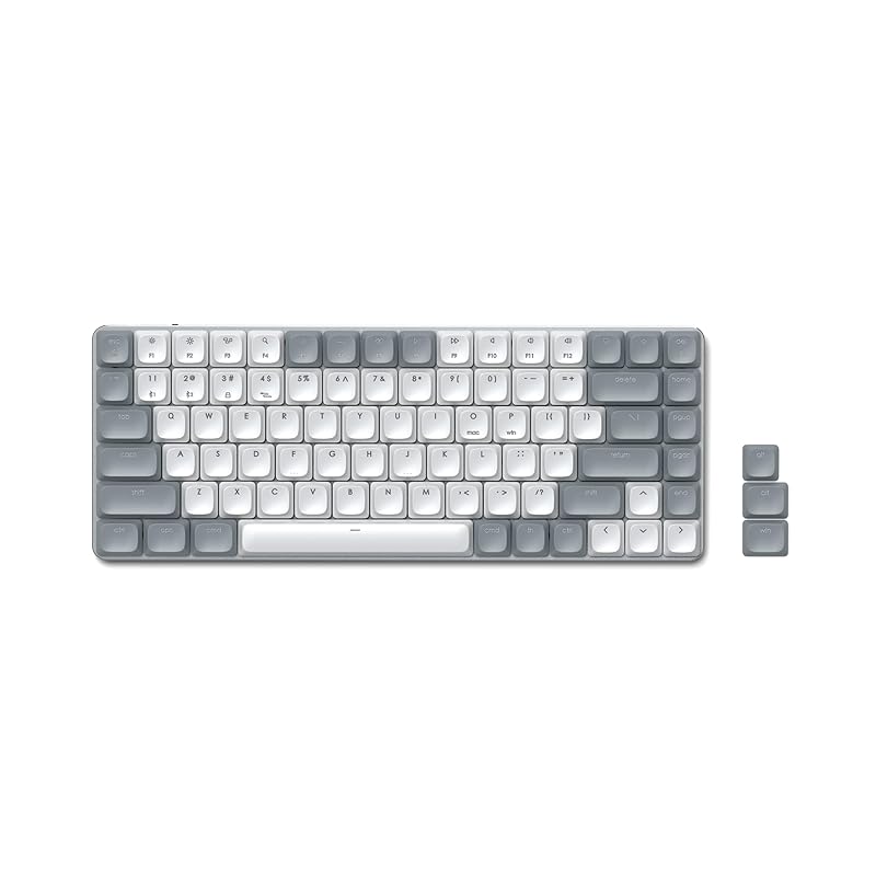 Satechi SM1 mechanical keyboard wireless LED with backlight Bluetooth/USB-A receiver/USB-C wired mode switching 84 keys 75% compact Bluetooth US
Satechi SM1 mechanical keyboard wireless LED with backlight Bluetooth/USB-A receiver/USB-C wired mode switching 84 keys 75% compact Bluetooth US