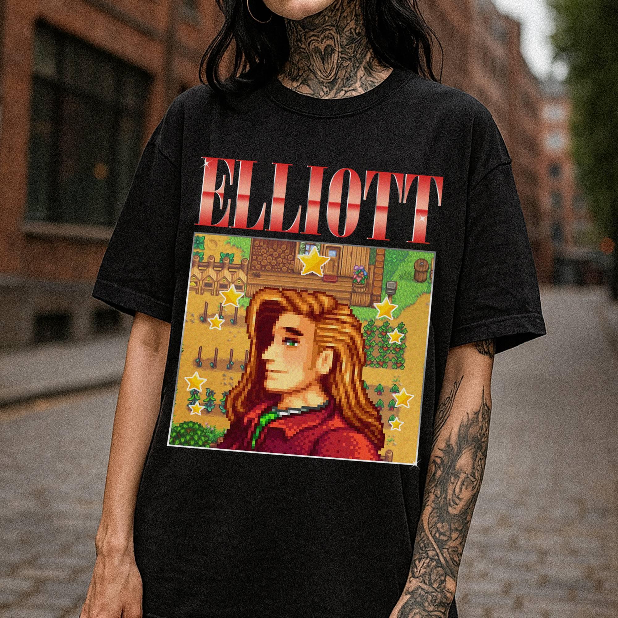 Elliott Stardw Valley Printed Tshirt for Womens SpringSummer Fashion Trend Pure Cotton Top Neutral Short Sleeve Tshirt S
Elliott Stardw Valley Printed Tshirt for Womens SpringSummer Fashion Trend Pure Cotton Top Neutral Short Sleeve Tshirt S