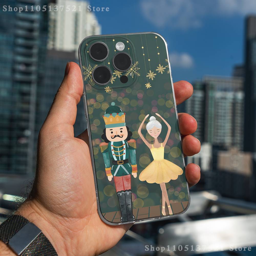 Nutcracker Christmas Phone Case For iPhone 17,16,15,14,13,12,11 Pro,Max,Plus,X,XS,XR,SE4,E Mini Transparent Soft Cover iPhone17Pro
Nutcracker Christmas Phone Case For iPhone 17,16,15,14,13,12,11 Pro,Max,Plus,X,XS,XR,SE4,E Mini Transparent Soft Cover iPhone17Pro