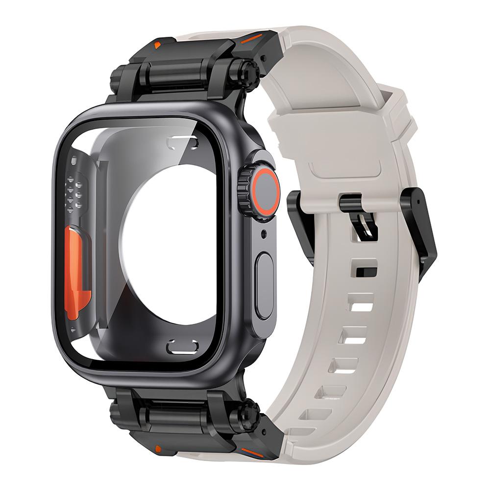 Чохол+м’який ремінець для Apple Watch Ultra 2 Band 49mm 45mm 44mm Металевий роз’єм із нержавіючої сталі TPU браслет Iwatch 9 8 7 6 SE 5 4 45MM
Чохол+м’який ремінець для Apple Watch Ultra 2 Band 49mm 45mm 44mm Металевий роз’єм із нержавіючої сталі TPU браслет Iwatch 9 8 7 6 SE 5 4 45MM