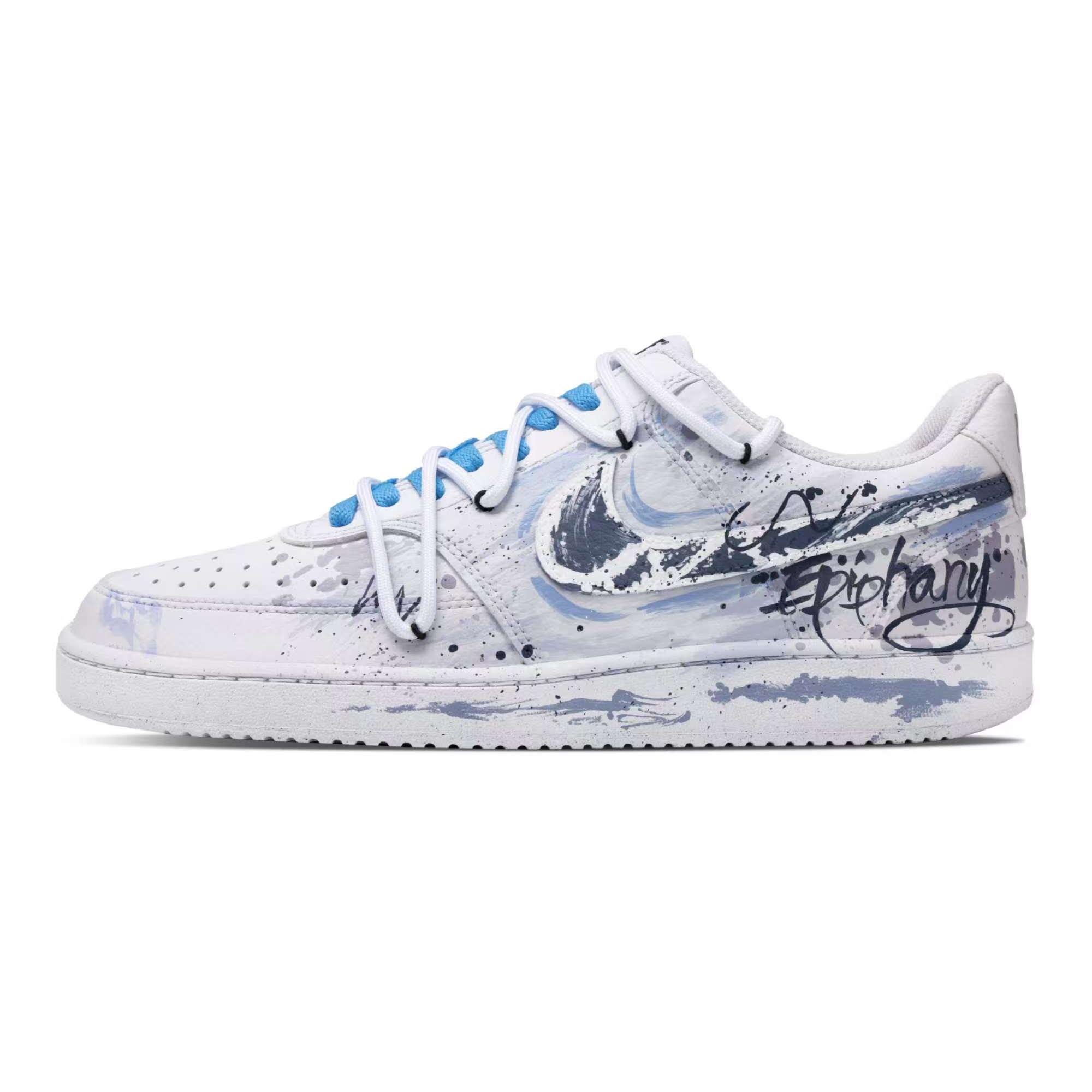 Nike Court Vision 1 Abrasion Resistant Breathable Low top Skateboard Shoes Men s White Gray Blue DH2987-101(Team656-QD) 40
Nike Court Vision 1 Abrasion Resistant Breathable Low top Skateboard Shoes Men s White Gray Blue DH2987-101(Team656-QD) 40