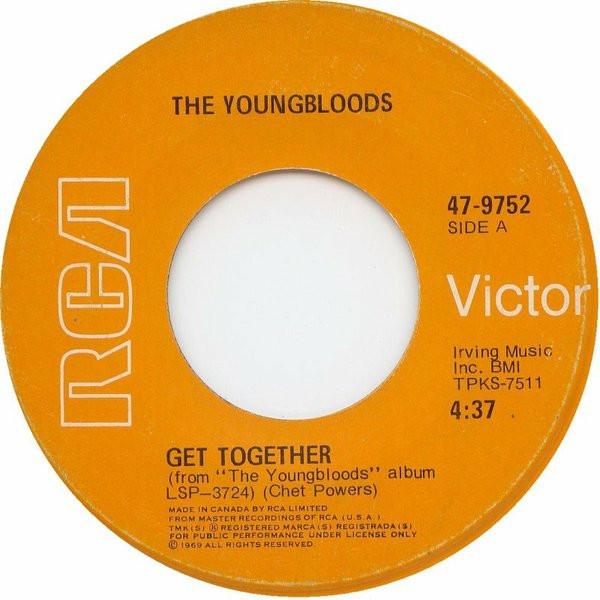 7inch Record YOUNGBLOODS Get Together Beautiful 479752 RCA VICTOR 1969 Canada Rock Used
7inch Record YOUNGBLOODS Get Together Beautiful 479752 RCA VICTOR 1969 Canada Rock Used