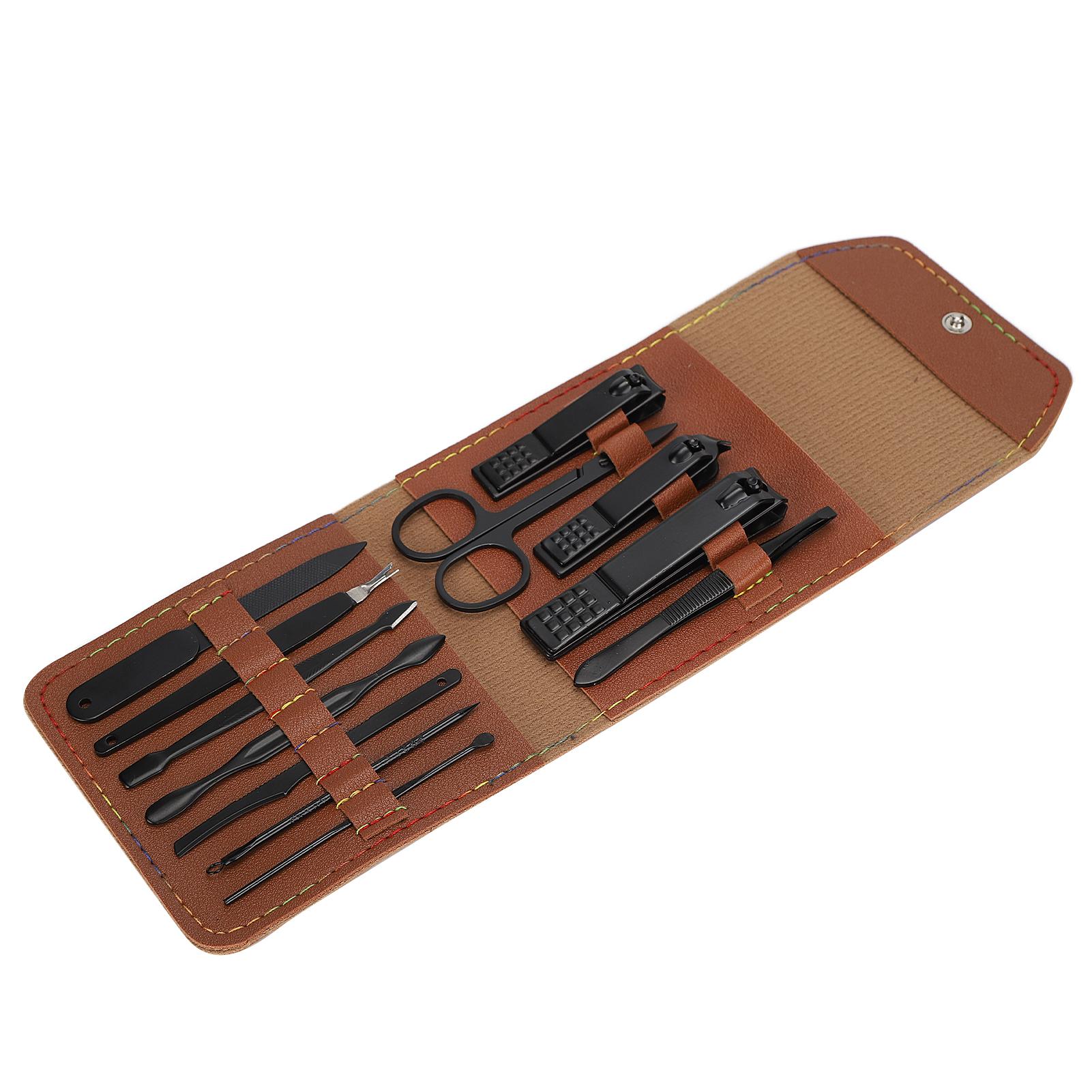 Nail Clippers Set Stainless Steel Manicure Pedicure Facial Acne Treatment Kit with CaseBrown коричневый
Nail Clippers Set Stainless Steel Manicure Pedicure Facial Acne Treatment Kit with CaseBrown коричневый