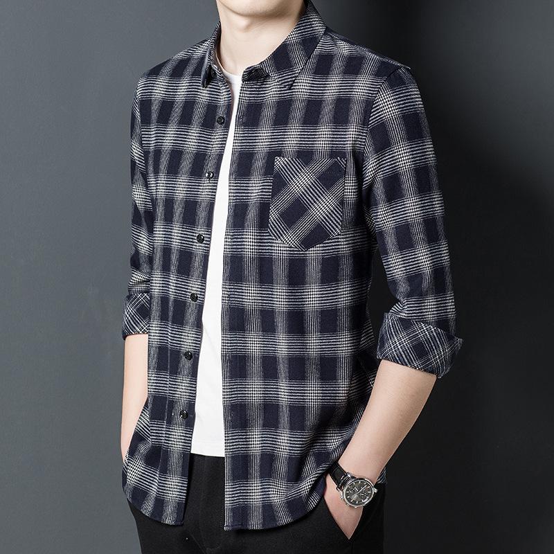 Осенние новые рубашки с длинными рукавами, модные и повседневные карманы с рисунком, мужские повседневные рубашки XXXXL серый
Осенние новые рубашки с длинными рукавами, модные и повседневные карманы с рисунком, мужские повседневные рубашки XXXXL серый