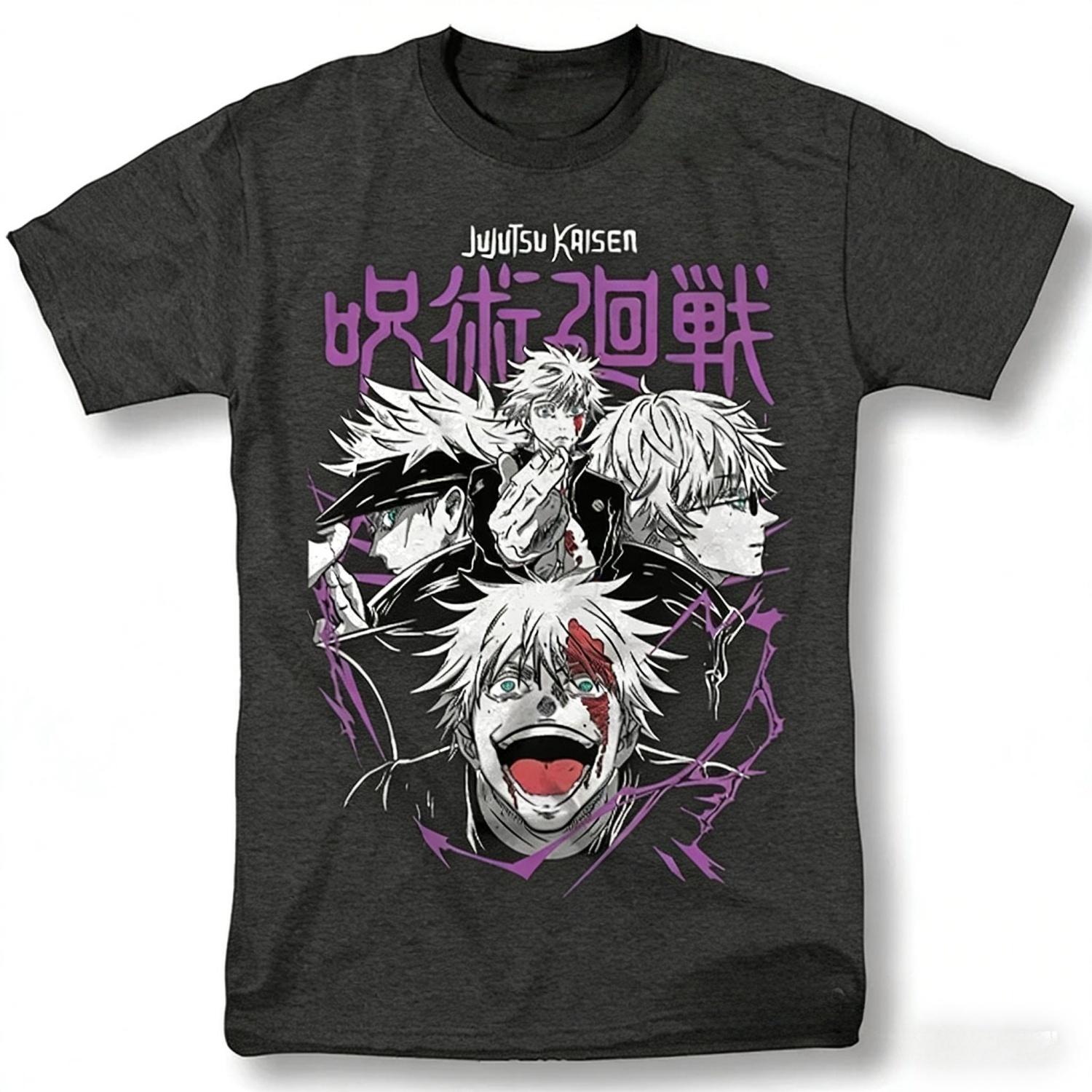 2026 Summer New100purecotton Jujutsu Kaisen Anime Character Pattern Leisure Short Popular Sleeve Tshirt Round Quality Shirt S чёрный
2026 Summer New100purecotton Jujutsu Kaisen Anime Character Pattern Leisure Short Popular Sleeve Tshirt Round Quality Shirt S чёрный