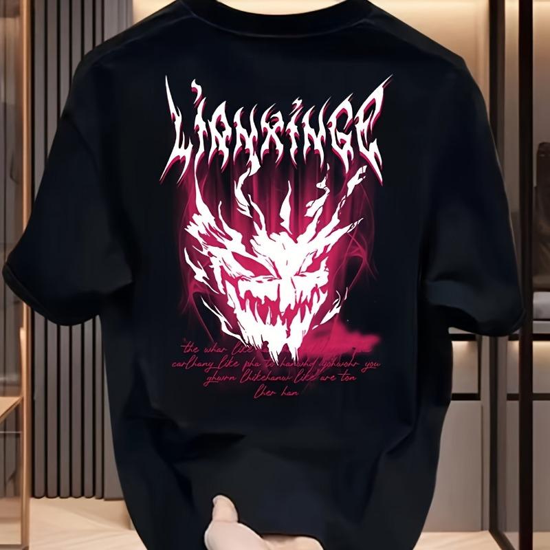 European sizes Men S Casual T-Shirt Featuring a Devil Graphic And a Striking Pink Design - a Round Neck, Short Sleeve Tee Suitable for Men And Teens 4XL чорний
European sizes Men S Casual T-Shirt Featuring a Devil Graphic And a Striking Pink Design - a Round Neck, Short Sleeve Tee Suitable for Men And Teens 4XL чорний
