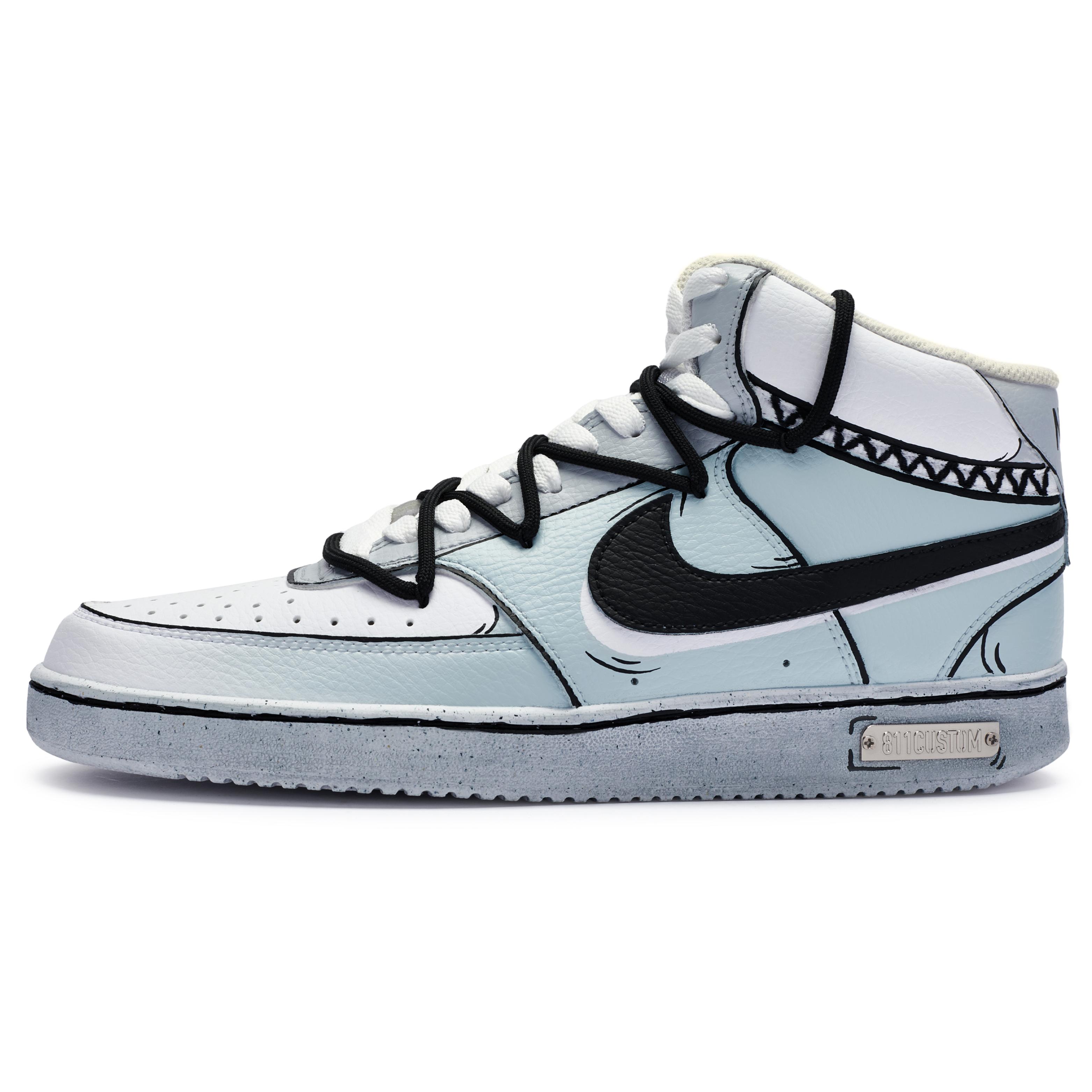 Nike Court Vision Mid top Skateboard Shoes Men s White Blue Black DN3577-101(Team80-) 44
Nike Court Vision Mid top Skateboard Shoes Men s White Blue Black DN3577-101(Team80-) 44