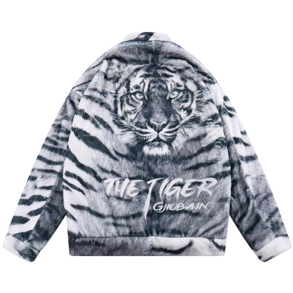Hip Hop Parka Jacket Men Tiger Print Pattern Plush Padded Coats 2021 Couple Winter Streetwear Harajuku Casual Loose Outwear Tops
Hip Hop Parka Jacket Men Tiger Print Pattern Plush Padded Coats 2021 Couple Winter Streetwear Harajuku Casual Loose Outwear Tops