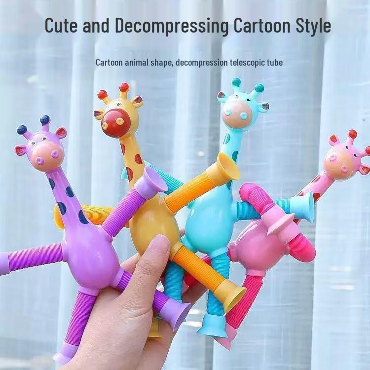 Cartoon Giraffe Suction Cup Stretch Toy: Interactive Parent-Child Decompression Keychain
Cartoon Giraffe Suction Cup Stretch Toy: Interactive Parent-Child Decompression Keychain