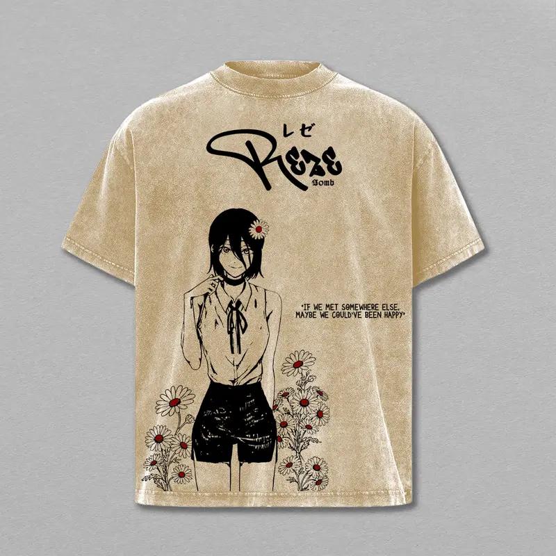 Hot Anime Chainsaw Man Reze Graphic Tee Men Women Clothing Washed Cotton Tshirt Casual Loose T-shirt Harajuku Vintage T Shirt XXL коричневий
Hot Anime Chainsaw Man Reze Graphic Tee Men Women Clothing Washed Cotton Tshirt Casual Loose T-shirt Harajuku Vintage T Shirt XXL коричневий