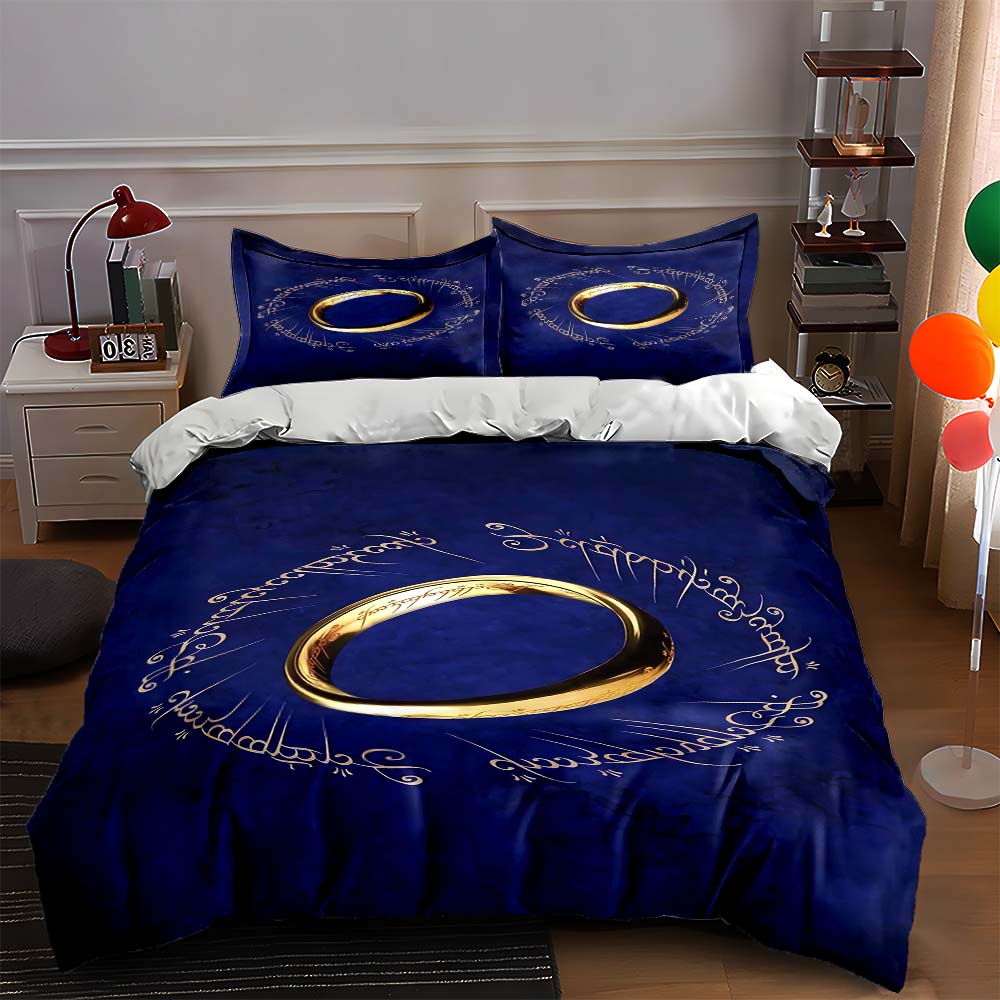 Golden ring design. Bedding Duvet cover sets Duvet covers Pillowcases gifts (1 * Duvet Cover 2 * Pillowcases, without duvet insert) 135x200cm
Golden ring design. Bedding Duvet cover sets Duvet covers Pillowcases gifts (1 * Duvet Cover 2 * Pillowcases, without duvet insert) 135x200cm