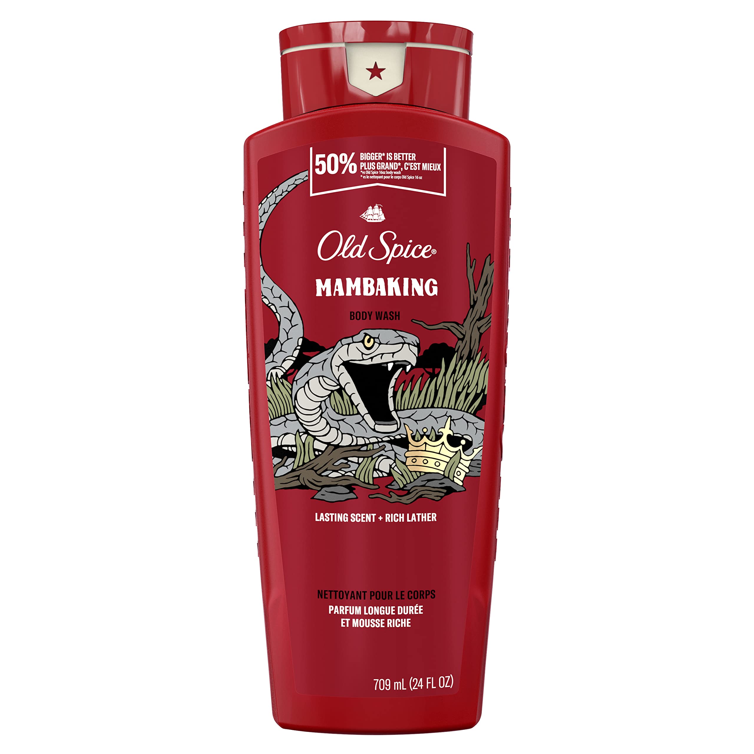 Old Spice Body Wash for Men, MambaKing, 24 oz
Old Spice Body Wash for Men, MambaKing, 24 oz