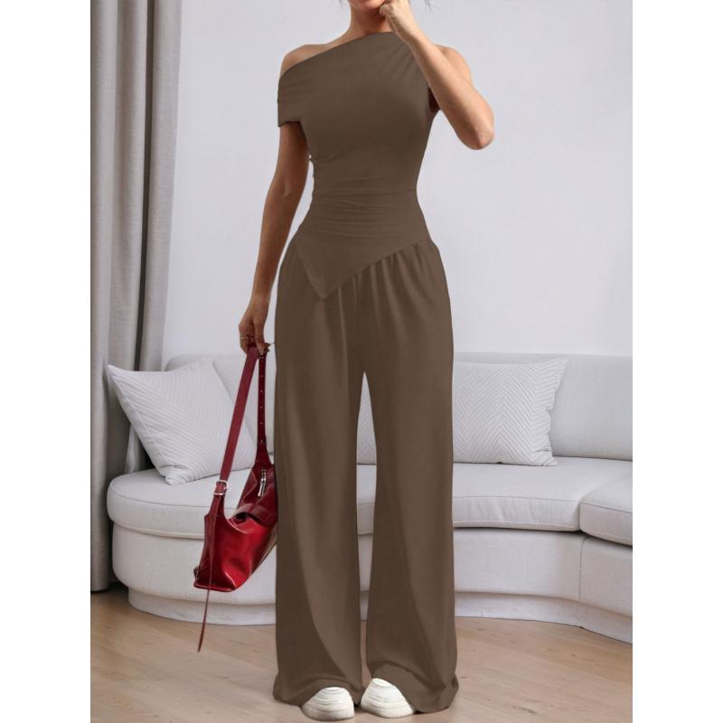 Summer Women S Solid Color Sleeveless Vest And Long Pants Fashion Set Sexy Casual Two-Piece Outfit XL коричневий
Summer Women S Solid Color Sleeveless Vest And Long Pants Fashion Set Sexy Casual Two-Piece Outfit XL коричневий