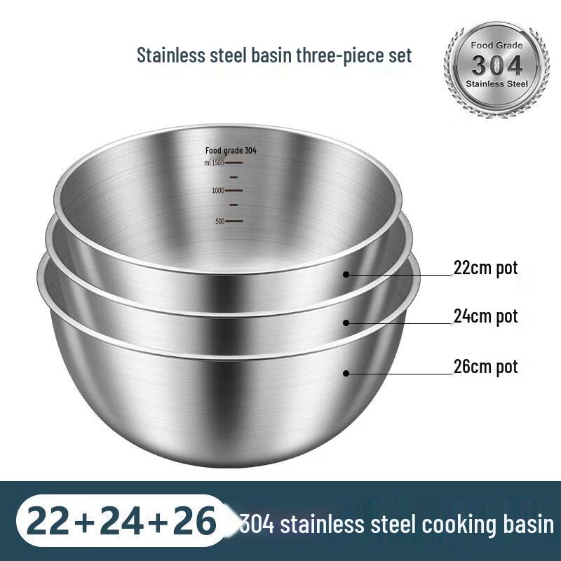 Van Gogh 304 Stainless Steel Mixing Bowl Set
Van Gogh 304 Stainless Steel Mixing Bowl Set