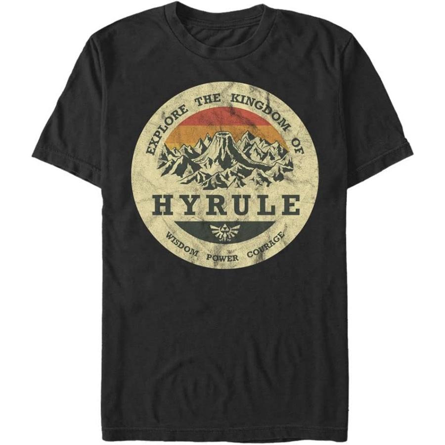Nintendo Explore Hyrule Men s Tops Short Sleeve Tee Shirt Black S чёрный
Nintendo Explore Hyrule Men s Tops Short Sleeve Tee Shirt Black S чёрный