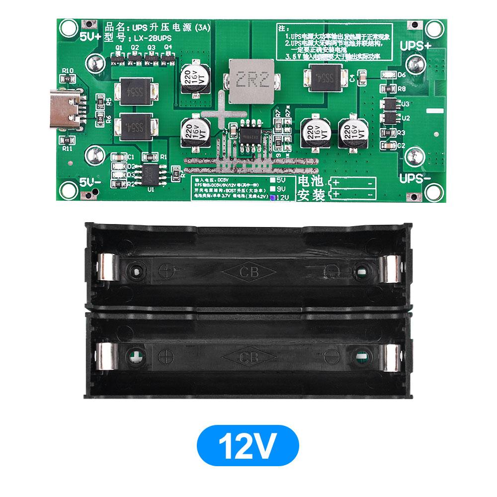 Battery Boost Power Supply Module 5V 6V 9V 12V 18650 Lithium Battery Step Up Converter Module Protection Board
Battery Boost Power Supply Module 5V 6V 9V 12V 18650 Lithium Battery Step Up Converter Module Protection Board