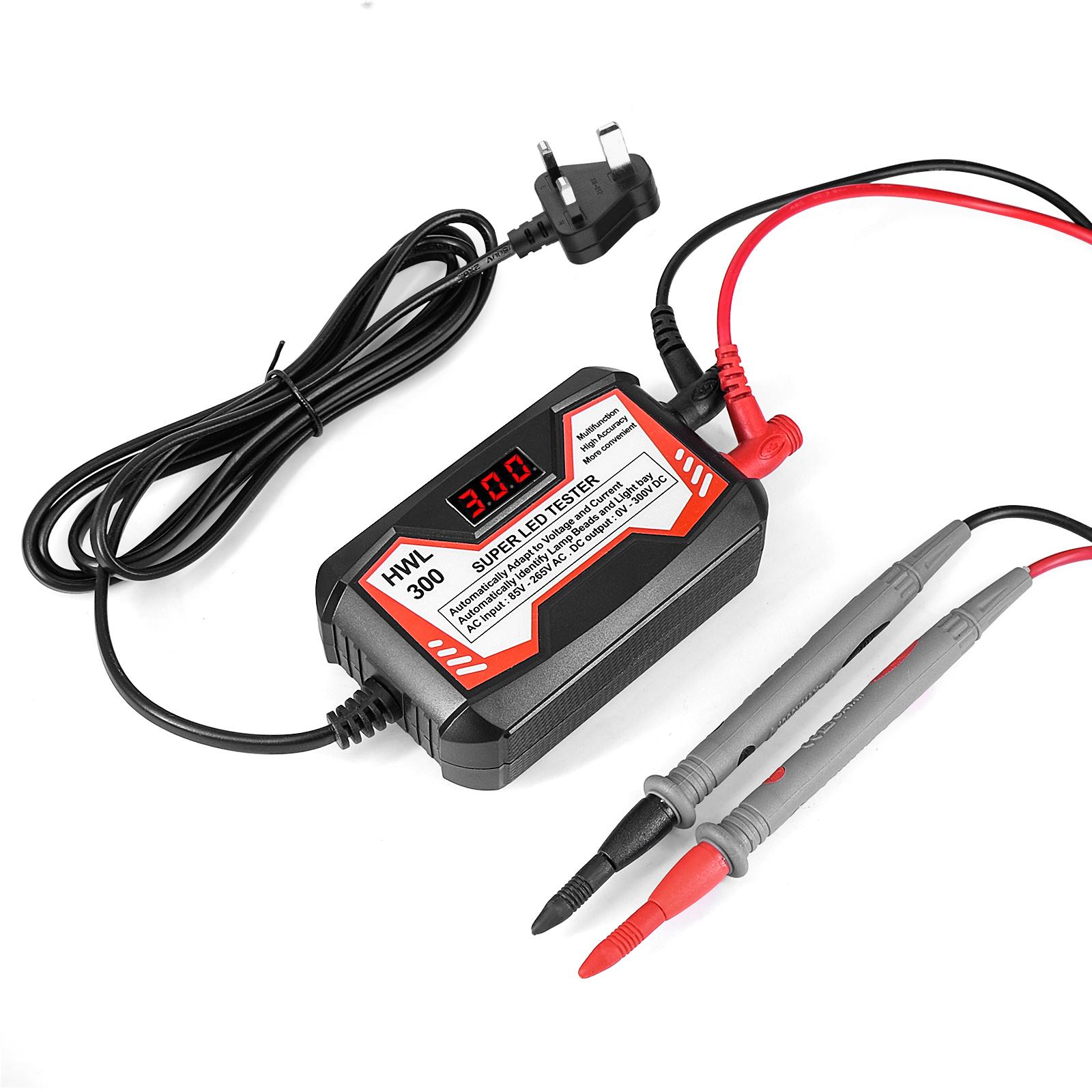 0-300v 18w Led Lamp Bead Light Strip Tester Digital Display Real-time Voltage Output Tv Backlight Inspection Tools black UK Plug#1
0-300v 18w Led Lamp Bead Light Strip Tester Digital Display Real-time Voltage Output Tv Backlight Inspection Tools black UK Plug#1